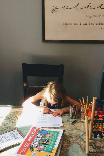 a homeschool girl